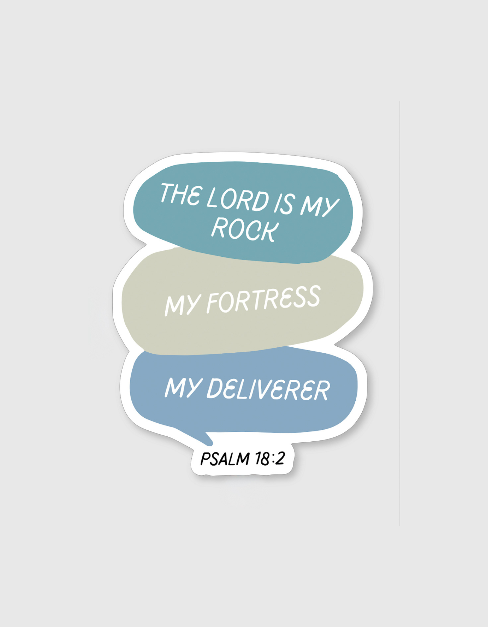 Lord Is My Rock Sticker