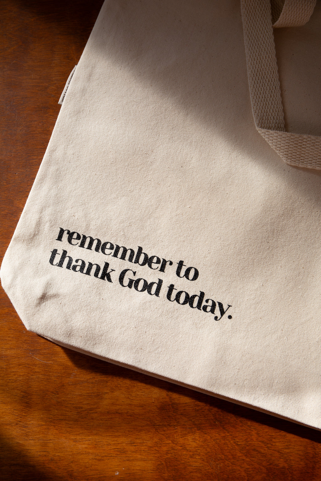 Remember to Thank God Tote