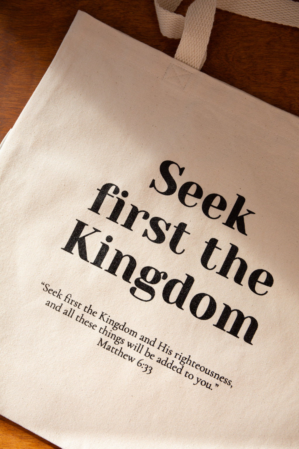Seek First Tote