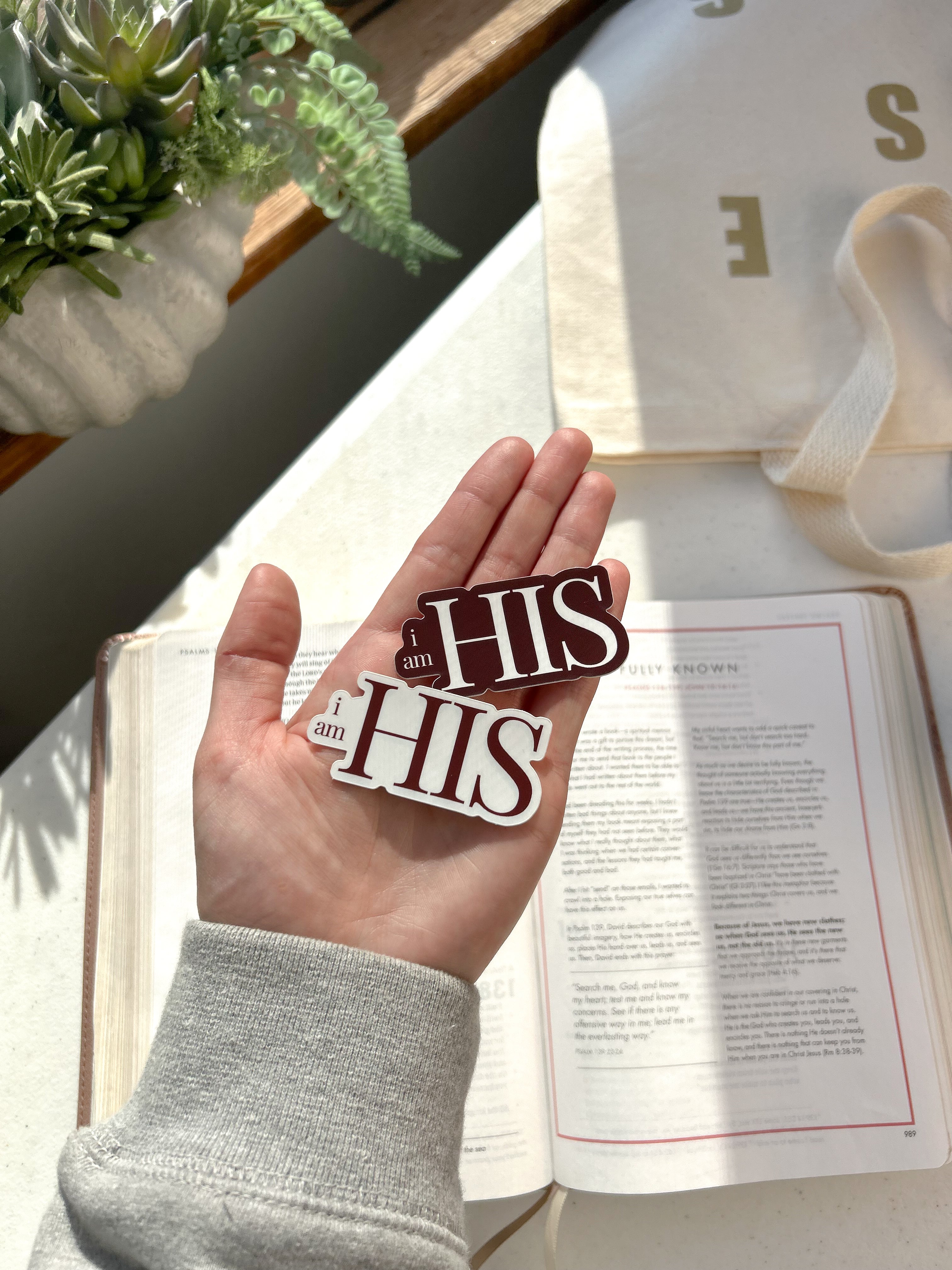 I am HIS Sticker
